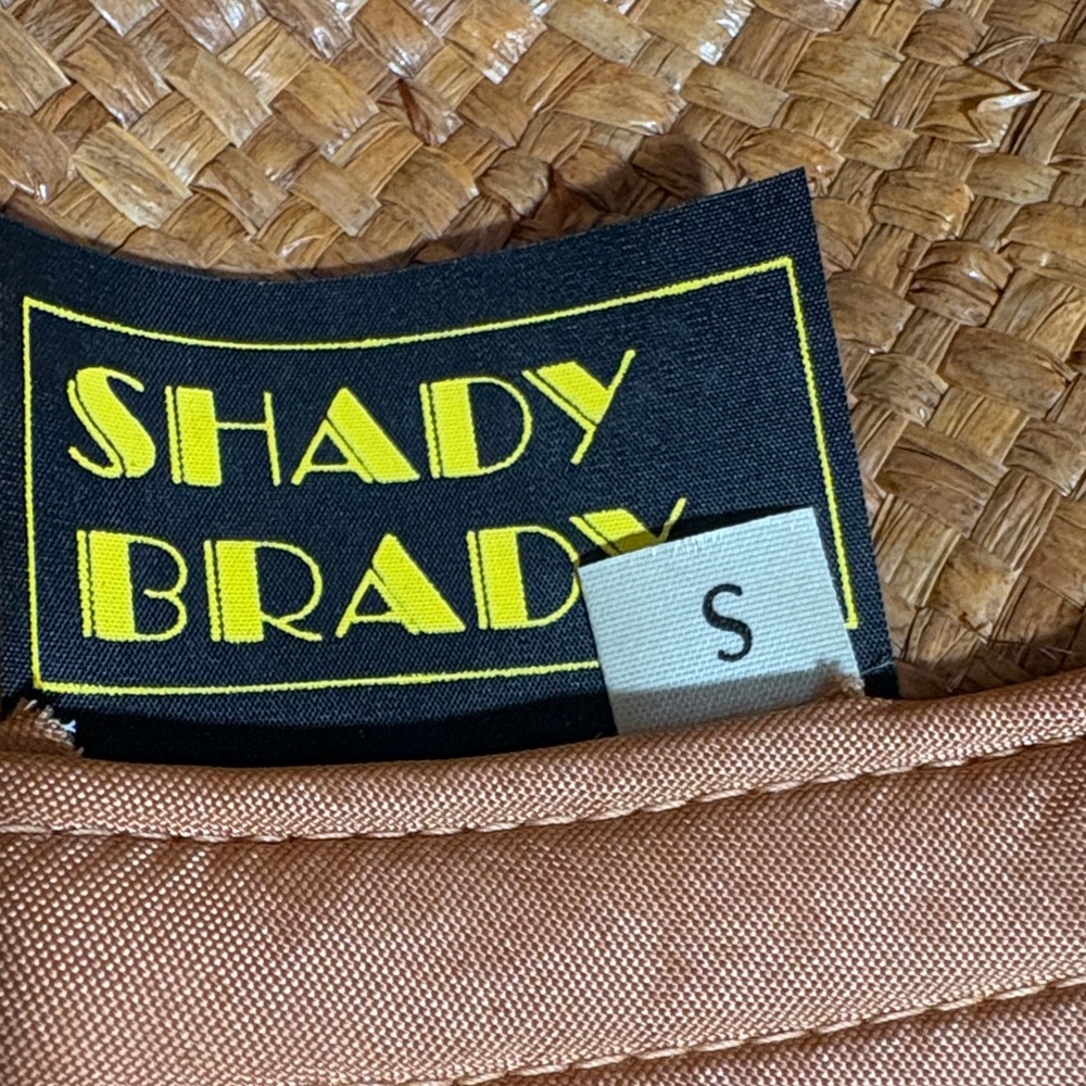 Shady Brady Brown Straw Hat with Cream Band - Picture 8 of 11